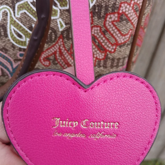 Juicy Couture Multicolor Logo Satchel Bag - Picture 3 of 7
